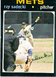 1971 Topps Baseball Cards      406     Ray Sadecki